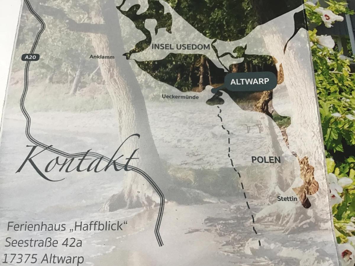 Haffblick Villa Altwarp Eksteriør billede